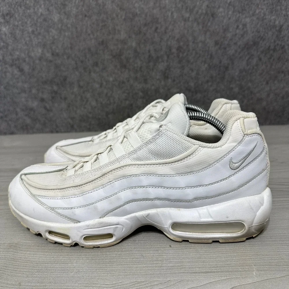 Nike‎ Air Max 95 Mens Size 11 White CT1268-100 Running Athletic Shoes